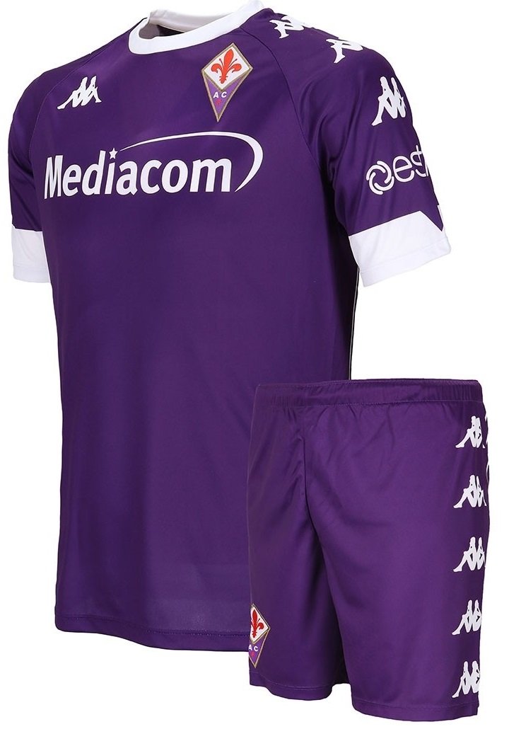 Kit infantil oficial Kappa Fiorentina 2020 2021 I jogador